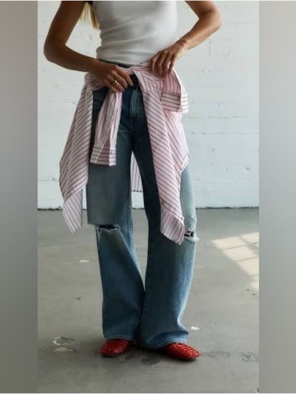 PISTOLA | Hendrix High Rise Baggy In Apprentice Distressed - Picture 2 of 14